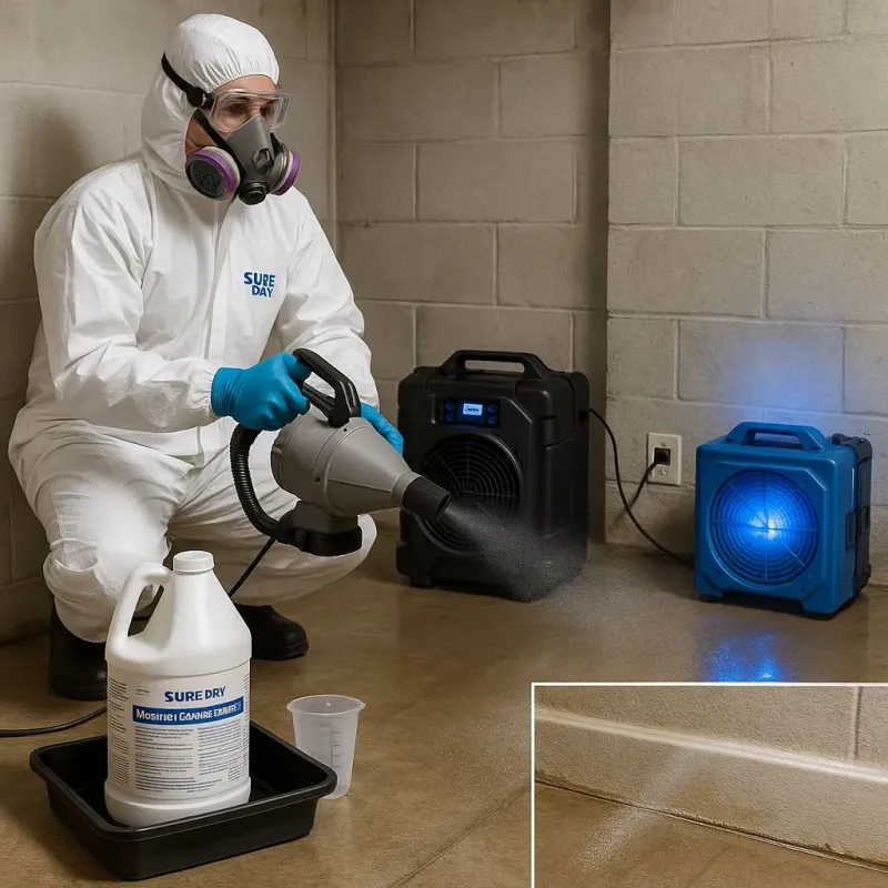 Sanitization and Odor Removal process in South Bound Brook, NJ